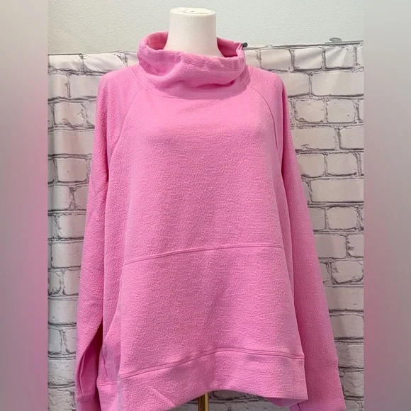 Nine West Active Pink Women's Sweater:2X Long Sleeve Pockets Breathable Comfort - Picture 5 of 11